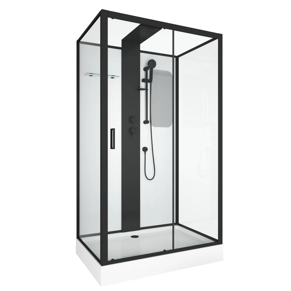 Душевая кабина Grossman Elegans GR252Q (120х80х217) дверь раздвижная,6 мест