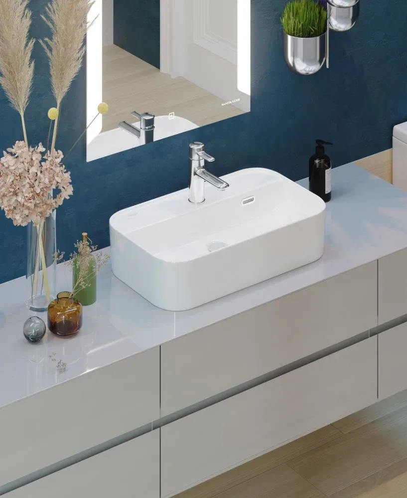 Накладная раковина Sanita Luxe Infinity Shelf 60*36