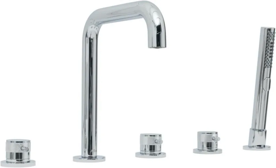 Смеситель на борт ванны Allen Brau Priority 5.31007-00 на 5 отверстий хром