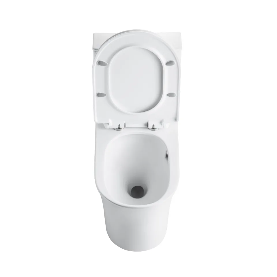 Унитаз напольный Grossman Thin Rim GR-5607SQ (656х370х796) тонкий ободок,белый,моноблок с тонкой крышкой,микролифт,смыв торнадо,1 место