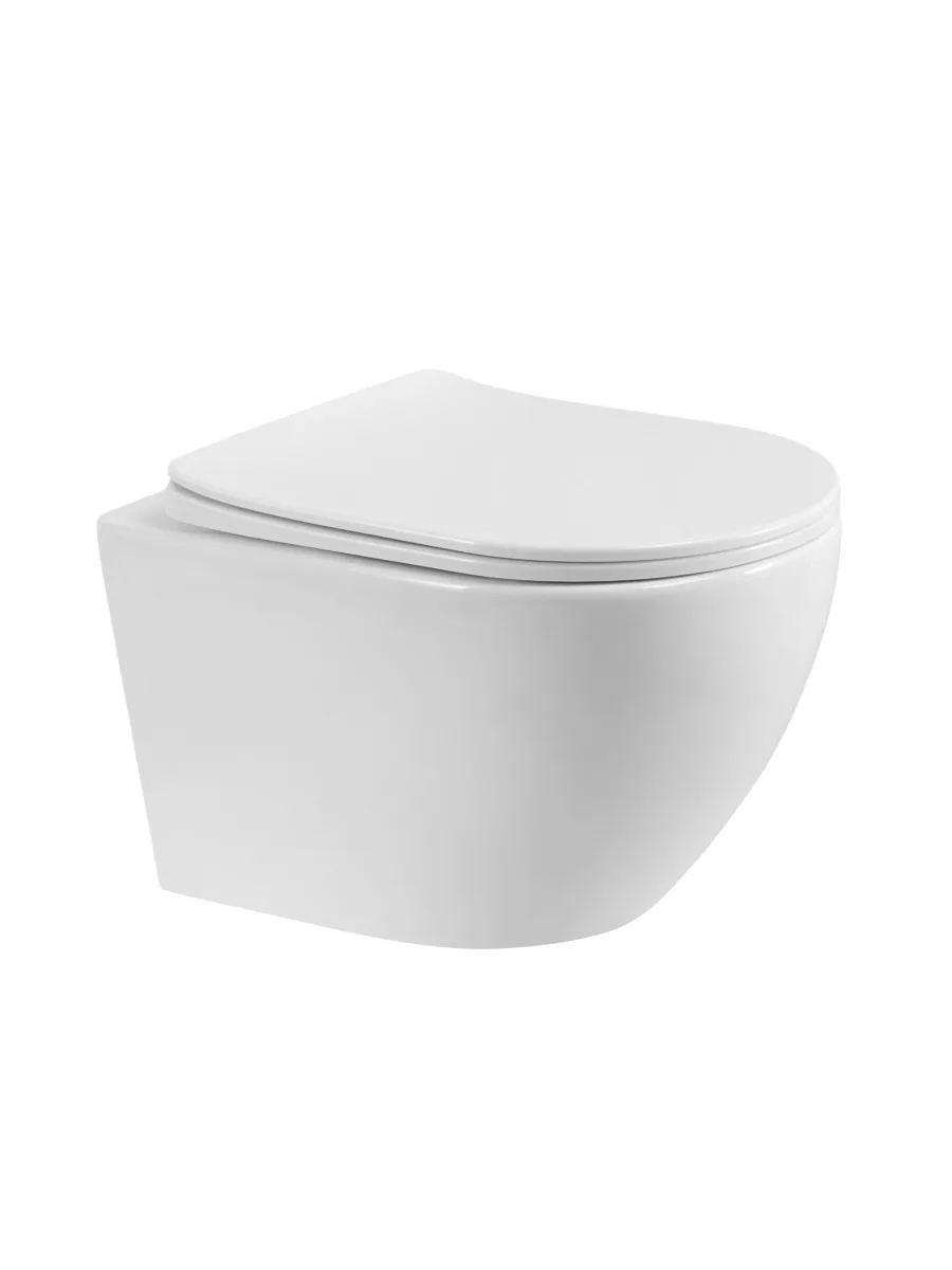 Унитаз подвесной с сиденьем, функцией биде, без смесителя BelBagno MARINO BB7026CH-TOR-BFS/SC