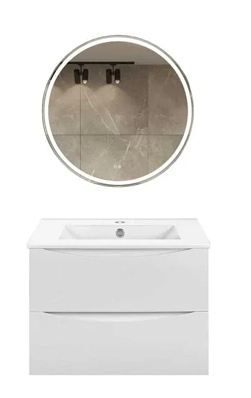 Комплект мебели Vincea Миа (Mia) Слим (Slim) 70 белый глянец