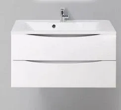 Тумба с раковиной BelBagno Марино (Marino) 90 белый глянец подвесная