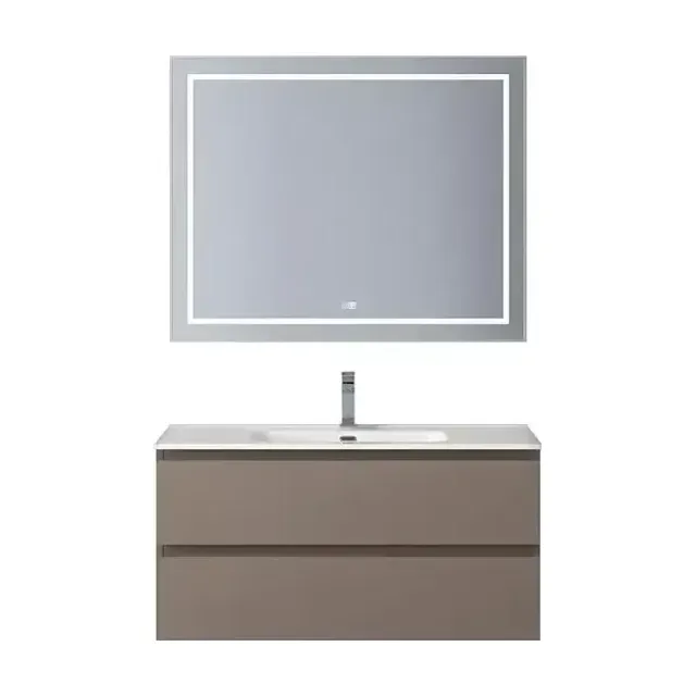 Комплект мебели BelBagno Крафт (Kraft) 100 бежевый матовый (раковина BB1000ETL)