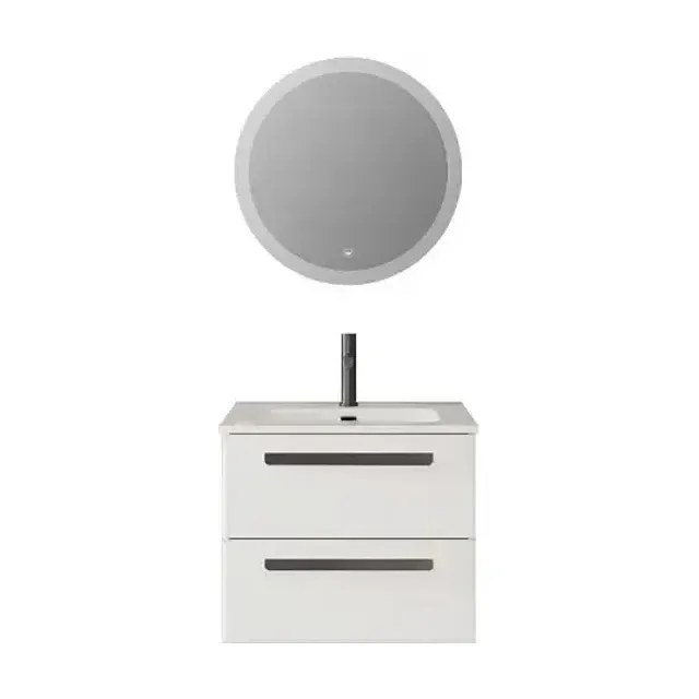 Комплект мебели Cezares Эко-Кер (Eco-Cer) 60 белый глянцевый (раковина CZR-8073-60)