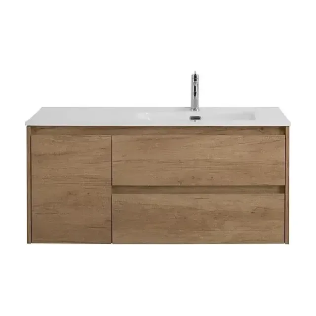 Тумба с раковиной BelBagno Крафт (Kraft) 100 натуральный дуб Небраска правая