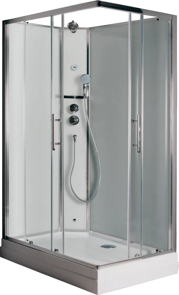 Timo Premium ILMA 102 L душевая кабина с крышей, хамам и стульчиком 120*80*222