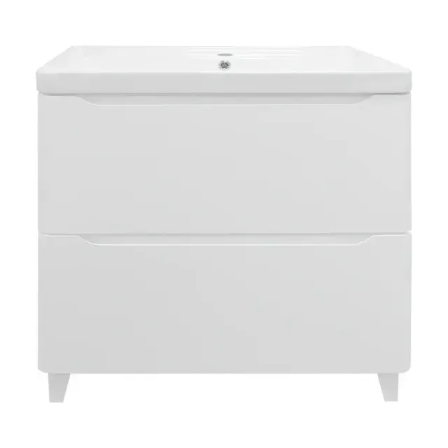 Комплект Тумба Azario LOTOS 80/2 Н 820х475х835 напольная с раковиной Monte 80 (CS00081987)