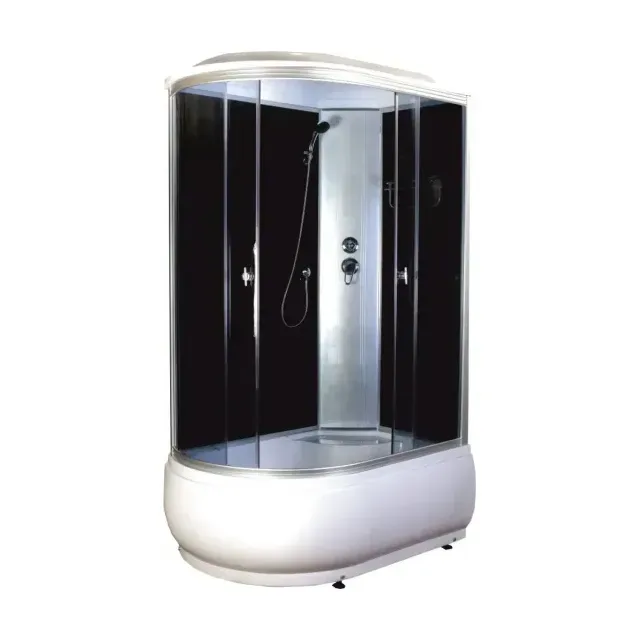 Душевая кабина AQUAPULSE 4006D 120х80х220см. grey black (в/п), угол правый.