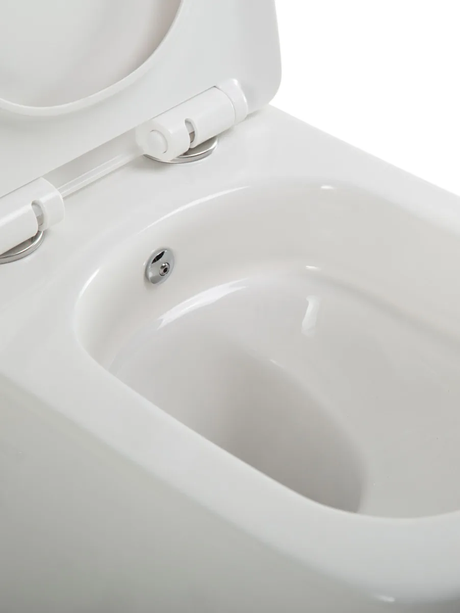 Унитаз подвесной с сиденьем, функцией биде и смесителем BelBagno KRAFT BB7106CH-TOR-BS/SC