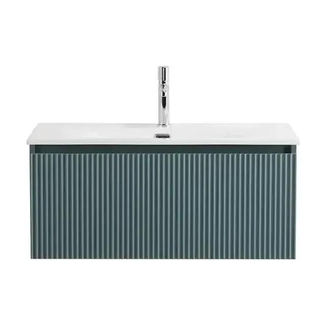 Тумба с раковиной BelBagno Уно (Uno) 80 голубая матовая
