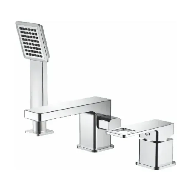 Смеситель на борт ванны Haiba HB80615 на 3 отверстия