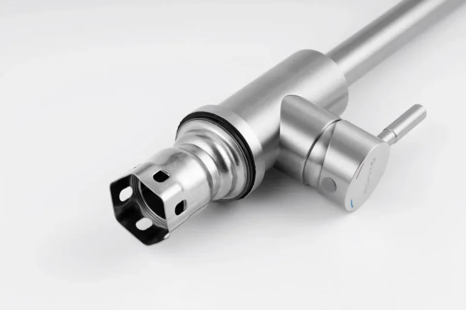 Смеситель Knotlor Течение/StreamLine SS-01/1 для кухни сатин