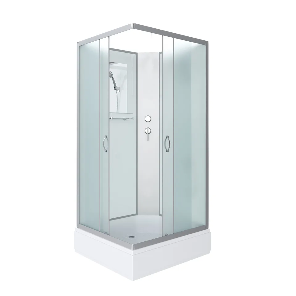 Душевая кабина Niagara Classic NG-33984-14QBK (90х80х200) средний поддон(26см),стекло матовое,4 места