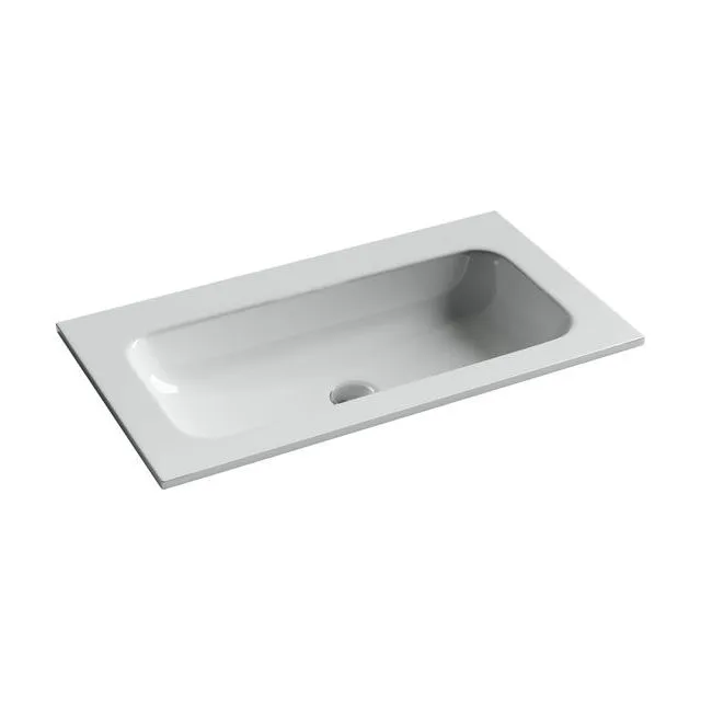 Раковина из сантехнического фарфора Ceramica Nova Грация (Grace) 81 см CN7012wx накладная цвет белый