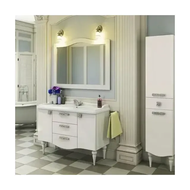 Комплект мебели Comforty Монако 120 белый глянец (раковина Comforty 3312)