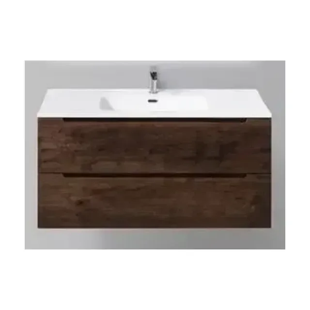Тумба с раковиной BelBagno Этна (Etna) 100 темный дуб
