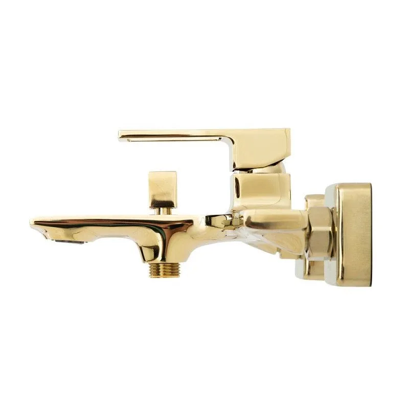 Смеситель BelBagno Луче (Luce) LUC-VAS-ORO для ванны и душа,без душевых аксессуаров,золото