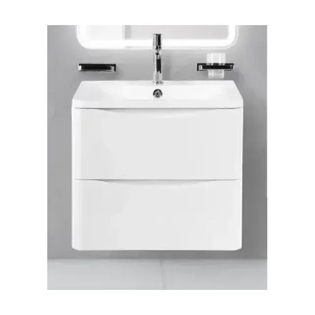 Тумба с раковиной BelBagno Аква (Acqua) 60 белый глянец