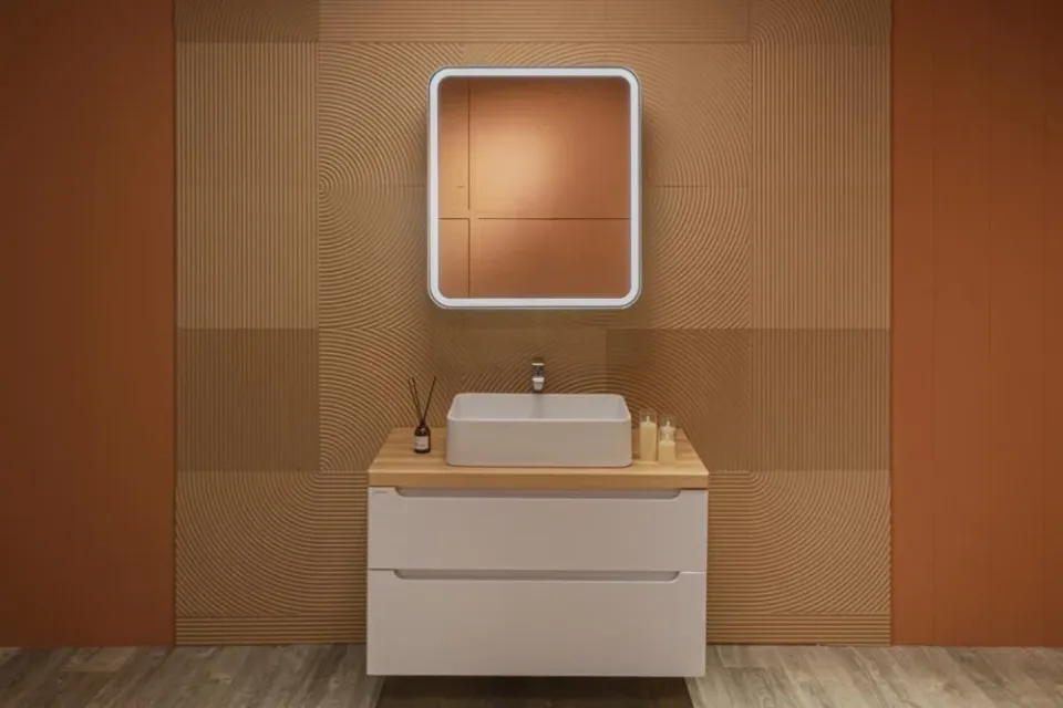 Зеркало-шкаф Silver Mirrors Фиджи Flip 70*80 с Led-подсветкой, инфракрасный выключатель L/R