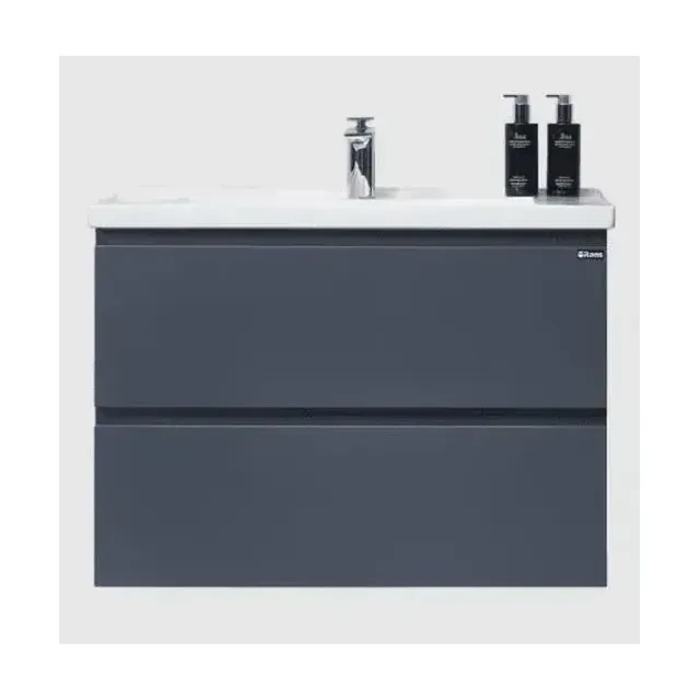 Тумба с раковиной Orans BC-4023-800 графитовый матовый