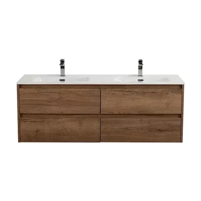 Тумба с раковиной BelBagno Крафт (Kraft) 120 с четырьмя ящиками табачный дуб