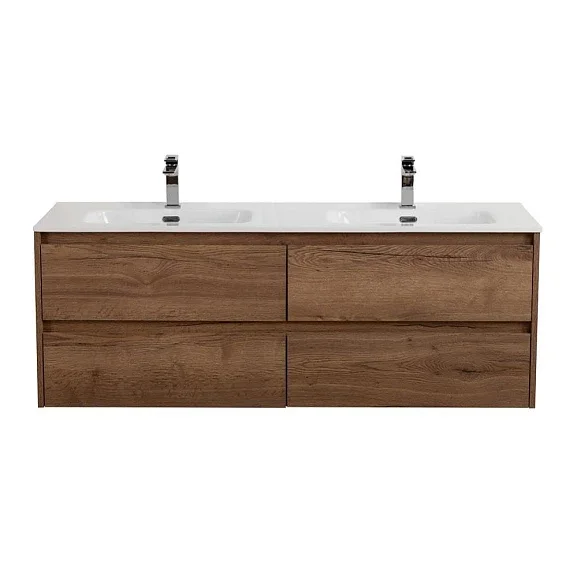 Тумба с раковиной BelBagno Крафт (Kraft) 120 с четырьмя ящиками табачный дуб