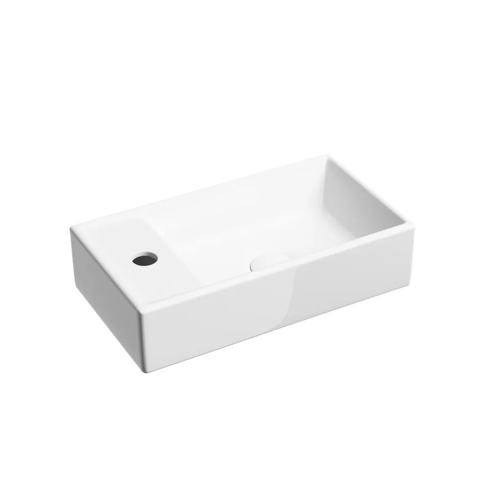 Раковина из сантехнического фарфора Ceramica Nova Элемент (Element) 42 см CN6051R подвесная цвет белый