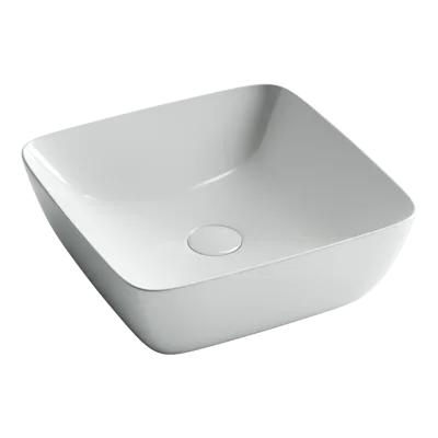 Раковина из сантехнического фарфора Ceramica Nova FORM 42 см CN2002 накладная цвет белый