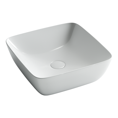 Раковина из сантехнического фарфора Ceramica Nova FORM 42 см CN2002 накладная цвет белый