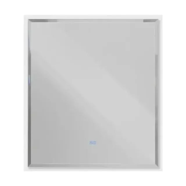 Зеркало Cezares Интерни (Interni) CZR-SPC-INT-800-900-LED-TCH-WARM-BL 80*90 с контурной подсветкой, сенсорным выключателем и подогревом белый глянцевый