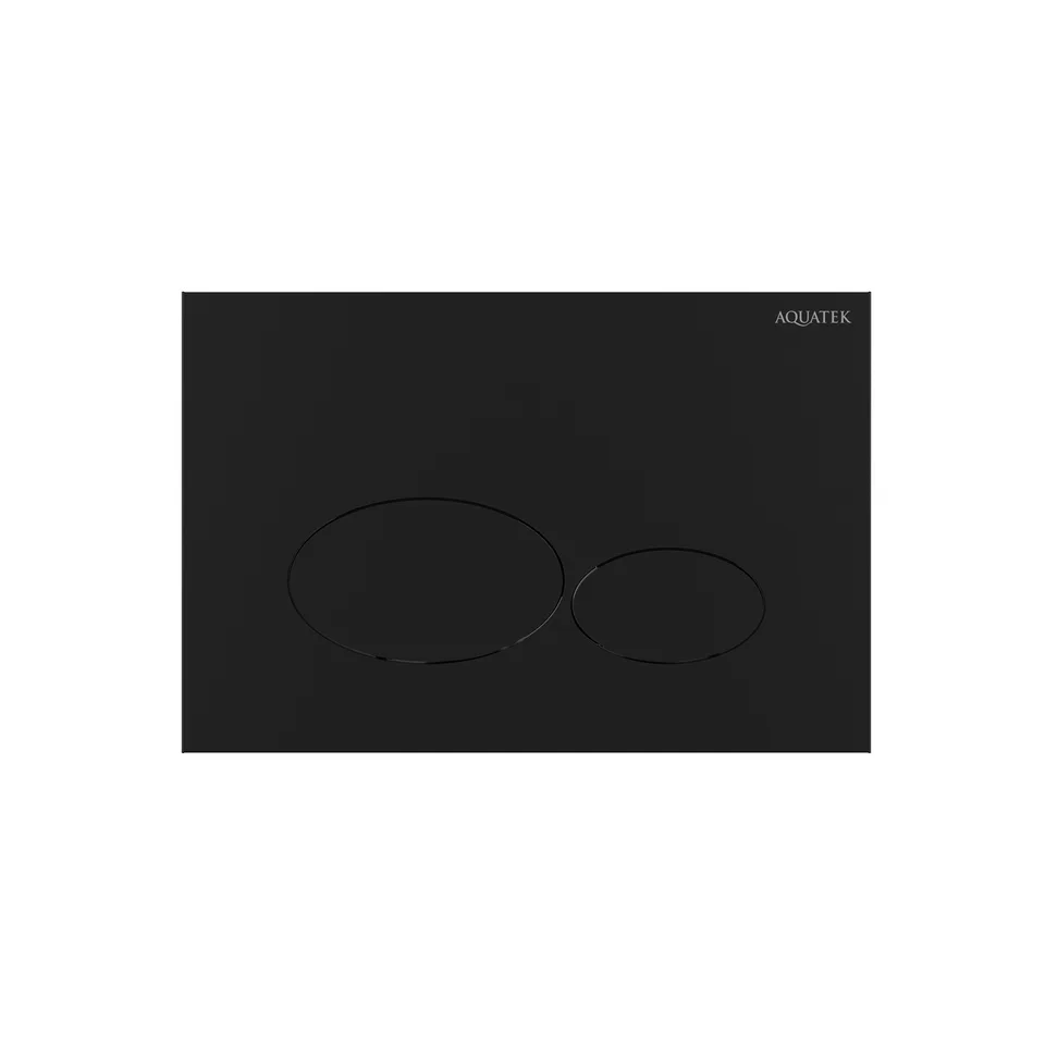 Панель смыва KDI- 0000074 (GLD) черный матовый