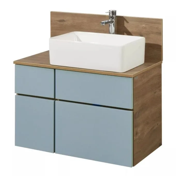 Столешница с панелью Aquaton Мишель 80 дуб рустикальный New