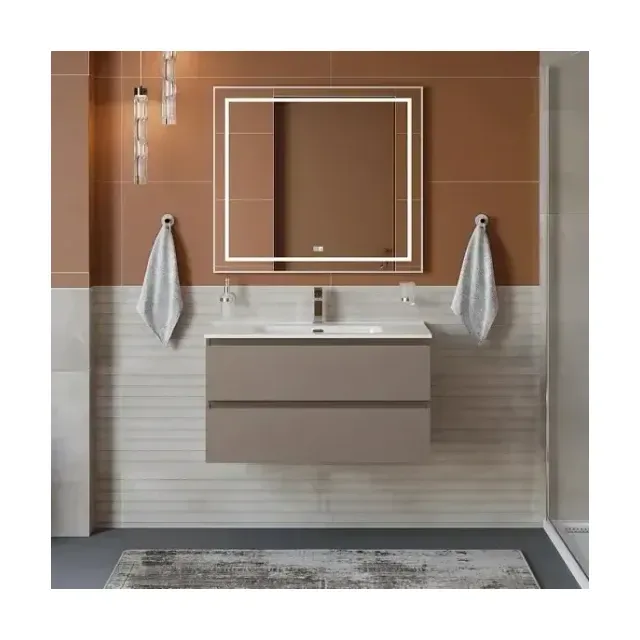 Комплект мебели BelBagno Крафт (Kraft) 90 бежевый матовый (раковина BB900ETL)