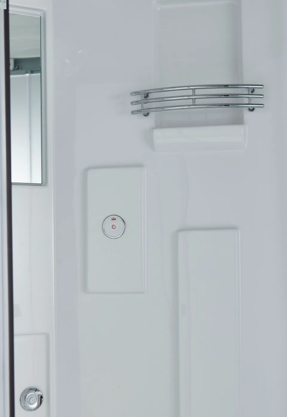 Timo Lux T-7709 NEW душевая кабина 90*90*225, турецкая баня хамам, стульчик прозрачный