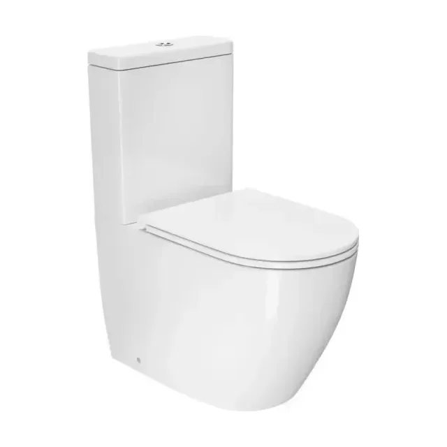 Унитаз-компакт DQ Матрица (Matrix) DT1397516 39*63 Торнадо безободковый с крышкой-сиденьем микролифт тонкое