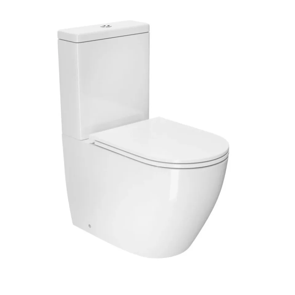 Унитаз-компакт DQ Матрица (Matrix) DT1397016 39*63 безободковый с крышкой-сиденьем микролифт