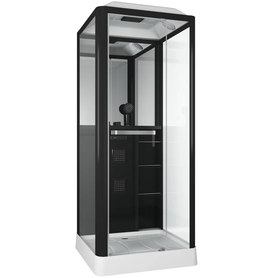 Душевая кабина Grossman Alba GR221 (90x90x225) дверь распашная,3 места