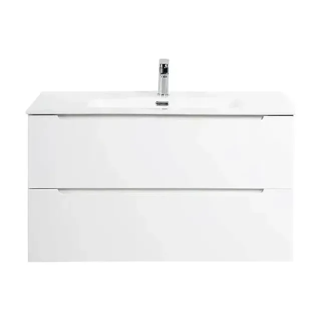 Тумба с раковиной BelBagno Этна (Etna) 100 белый матовый (с раковиной BB1000ETL)