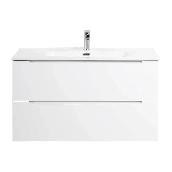 Тумба с раковиной BelBagno Этна (Etna) 100 белый матовый (с раковиной BB1000ETL)
