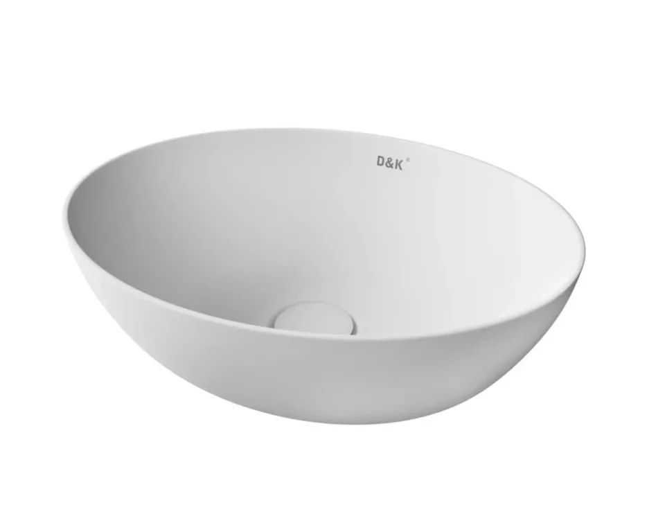 Накладная раковина DQ Матрица (Matrix) DT1390708 41*33,5 белая матовая