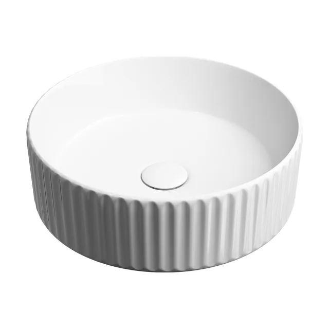 Раковина из сантехнического фарфора Ceramica Nova Элемент (Element) 36 см CN6057 накладная цвет белый