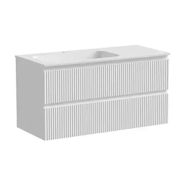 Тумба с раковиной Sancos Сноб Р/Snob R 100 Bianco L