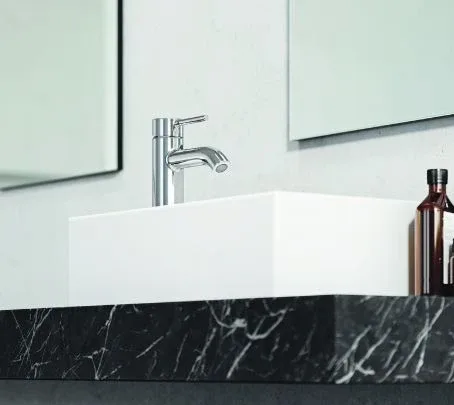 Смеситель Kludi Bozz 382630576 для раковины с донным клапаном