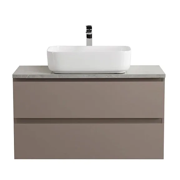 Тумба с раковиной BelBagno Крафт (Kraft) 90 бежевая матовая (столешница KEP-90-MGL)