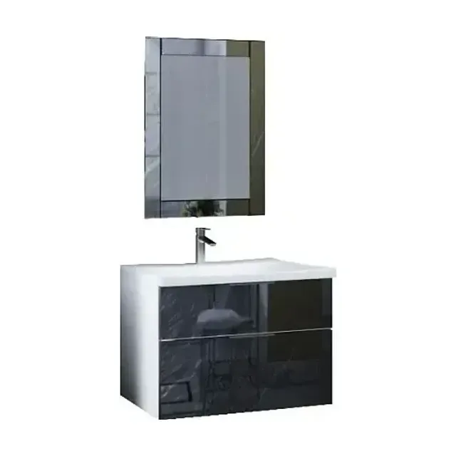 Комплект мебели MarkaOne Idalgo 75П black stone