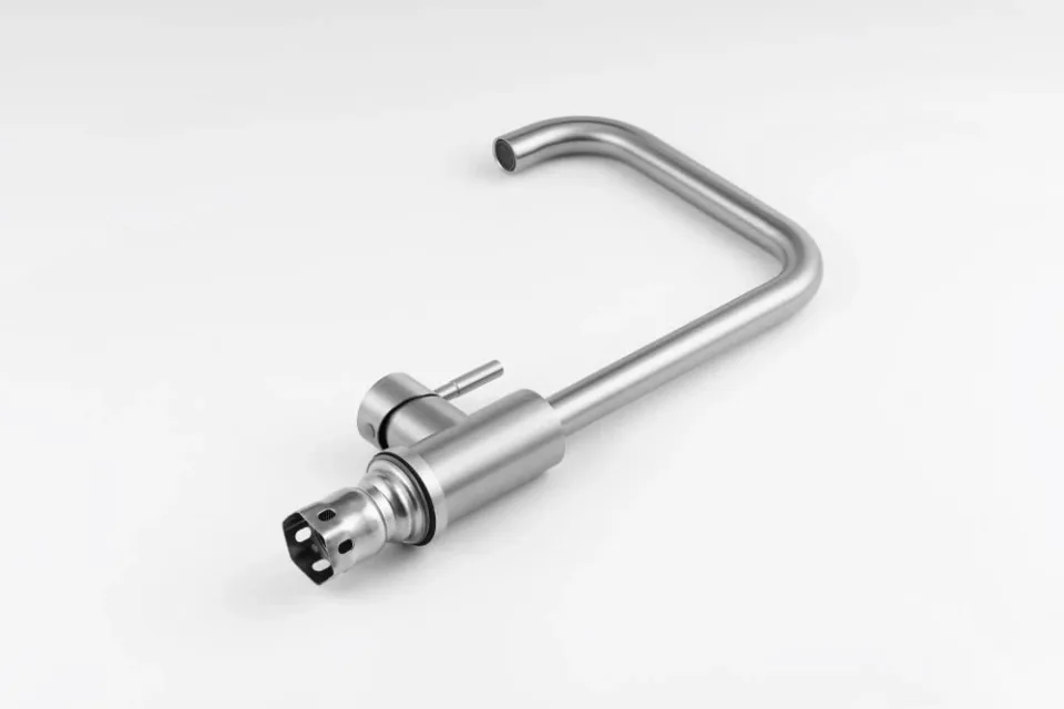 Смеситель Knotlor Течение/StreamLine SS-01/1 для кухни сатин