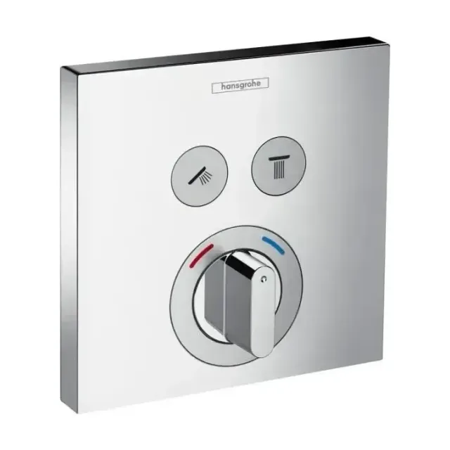 Смеситель Hansgrohe Shower Select 15768000 для ванны и душа на 2 выхода скрытый монтаж