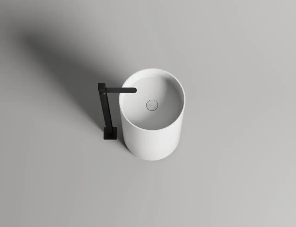 Напольная раковина Salini Armonia 01 S-Sense 45*45*85 белый глянец