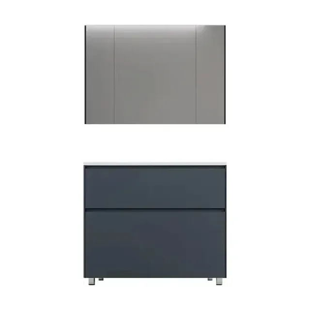 Комплект мебели Style Line Лима 100 напольный графит